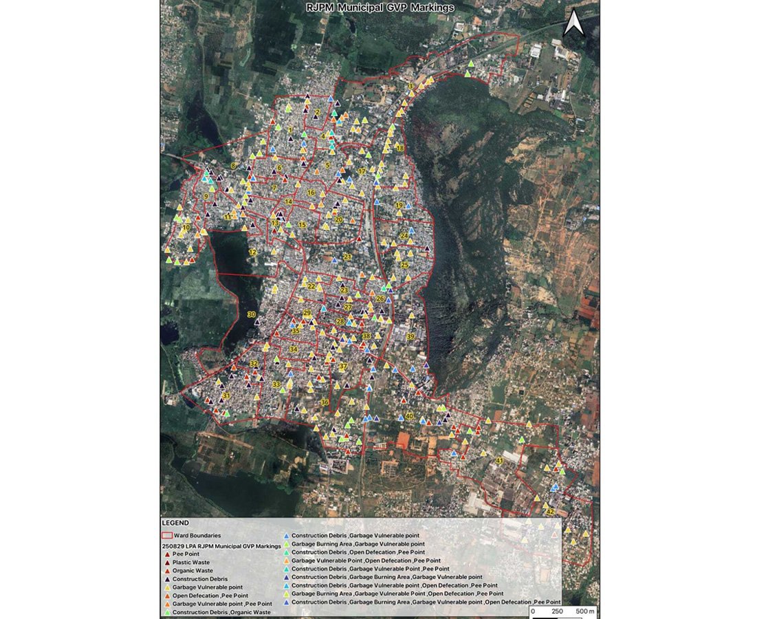 Geo-Tagged Survey Guides a Cleaner, Sustainable Rajapalayam