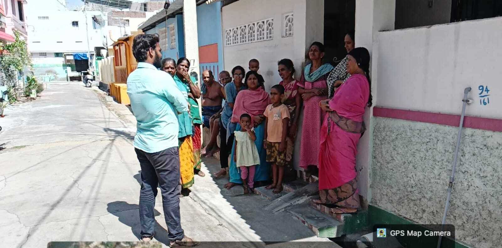Awareness Drive on Solid Waste Management in South Venganallur