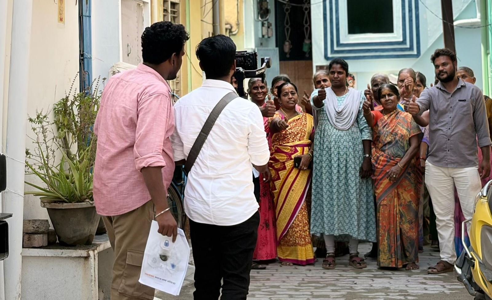 Filming Underway for UGSS Awareness Video in Rajapalayam