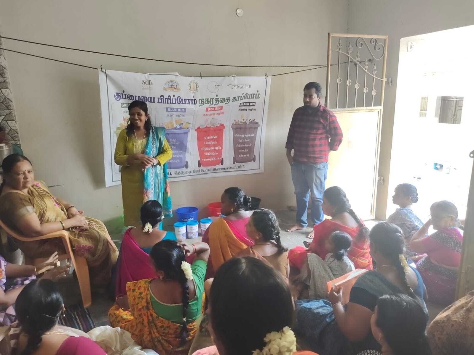 Four-Bin Waste Segregation Awareness Programme for SHGs