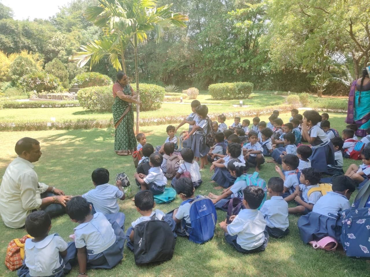 Nature Walk at Ramco Nursery Inspires Young Students to Explore and Care for the Environment