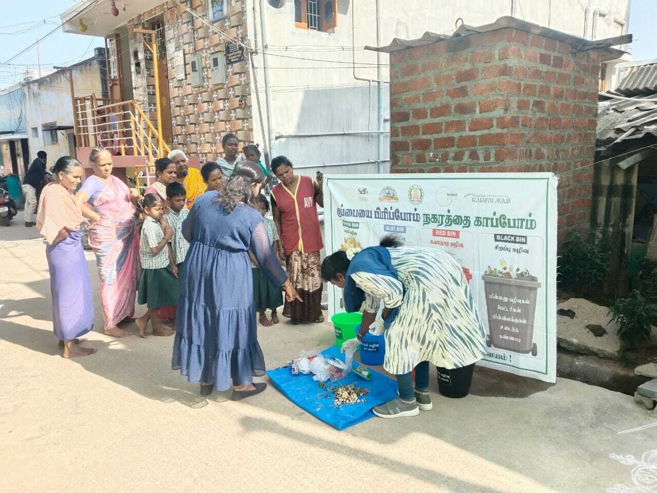 Four-Bin Awareness Drives Held at 10 Locations Across Five Wards