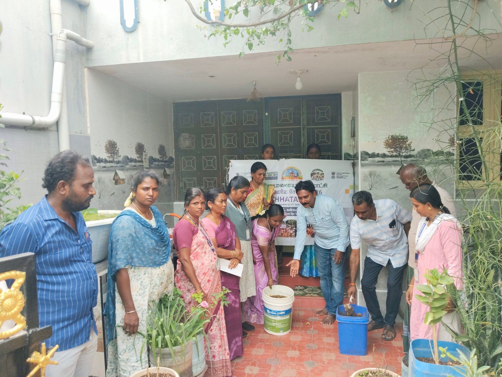 Driving Home-Composting Awareness and Plastic Elimination- From Kitchen Waste to Garden Magic!